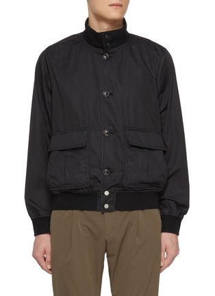 Main View - Click To Enlarge - VALSTAR - Valstarino Garment Dyed Button Up Jacket