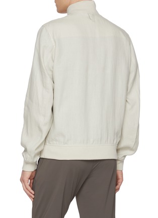Back View - Click To Enlarge - VALSTAR - Valstarino Button Up Linen Jacket