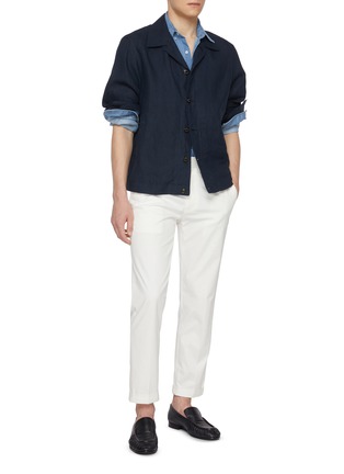 Figure View - Click To Enlarge - VALSTAR - Mickey Linen Coach Jacket