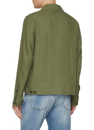 Back View - Click To Enlarge - VALSTAR - Mickey Linen Coach Jacket