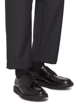 Figure View - Click To Enlarge - COMME DES GARÇONS HOMME - Sanders Leather Derby Shoes