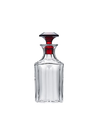 Main View - Click To Enlarge - BACCARAT - Harcourt 1841 Whisky Decanter — Red Stopper