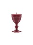 Main View - Click To Enlarge - BACCARAT - Harcourt Glass Candle — Red