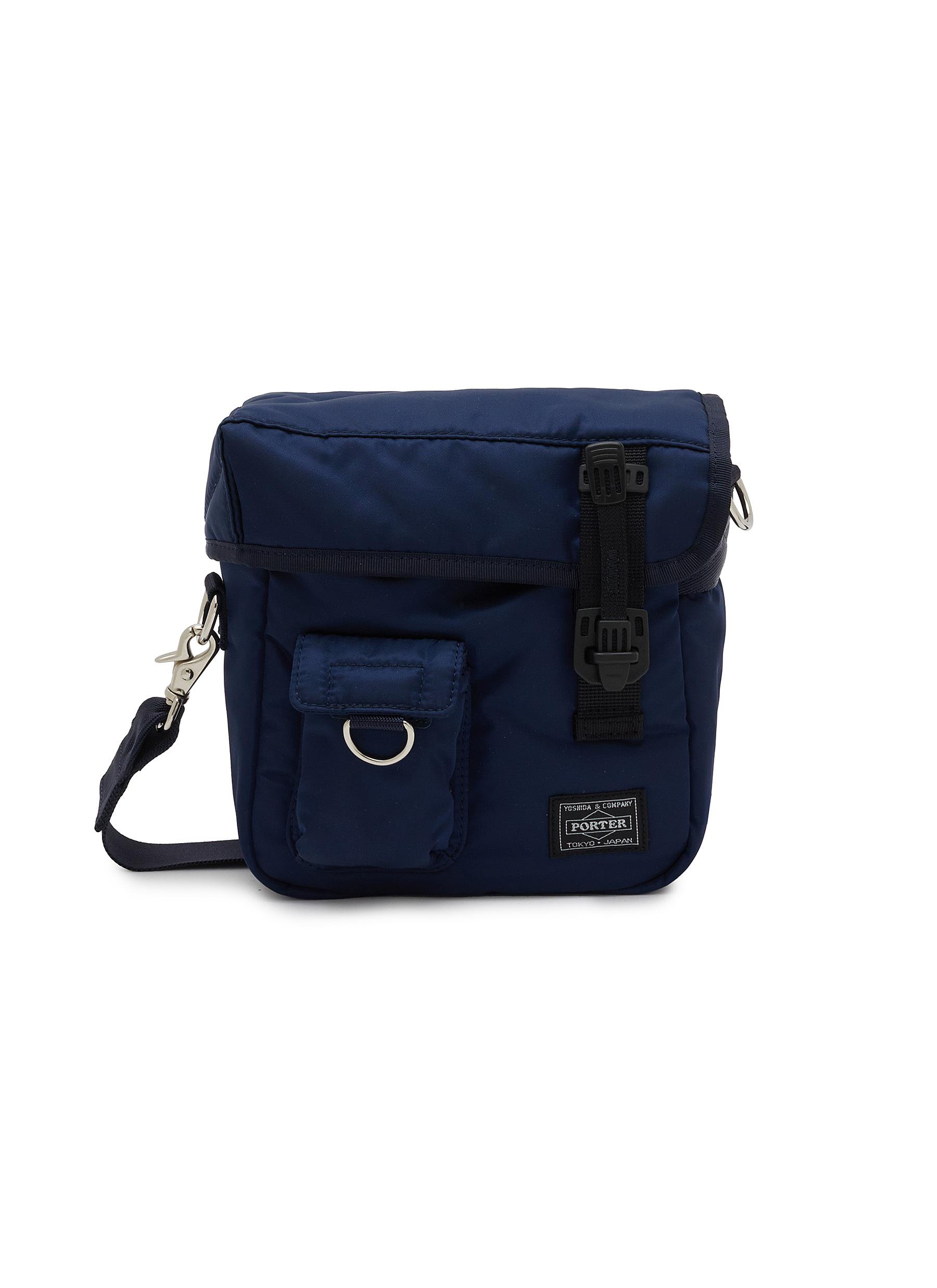 ショルダーバッグ Comme des Garcons Homme x Porter technical crossbody bag x Porter twill crossbody bag in black - Comme Des Garcons