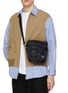 Figure View - Click To Enlarge - COMME DES GARÇONS HOMME - X Porter Twill Nylon Crossbody Bag