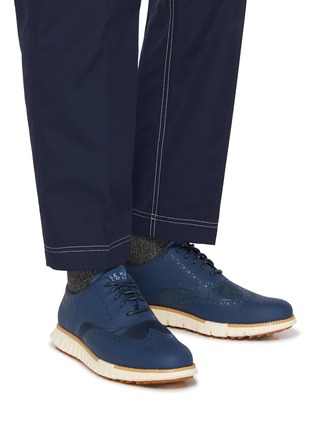 Figure View - Click To Enlarge - COLE HAAN - ZERØGRAND Remastered Wingtip Golf Shoes