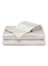 Main View - Click To Enlarge - SILKY MIRACLE - The One Super King Size Silk Bed Set — Galaxy Grey