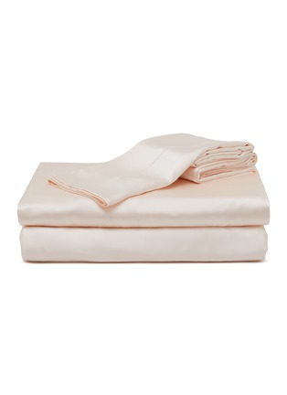 Main View - Click To Enlarge - SILKY MIRACLE - The One King Size Silk Bed Set — Blossom Pink