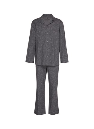 Main View - Click To Enlarge - SKIMS - Cotton Poplin Sleep Oversized Long Set