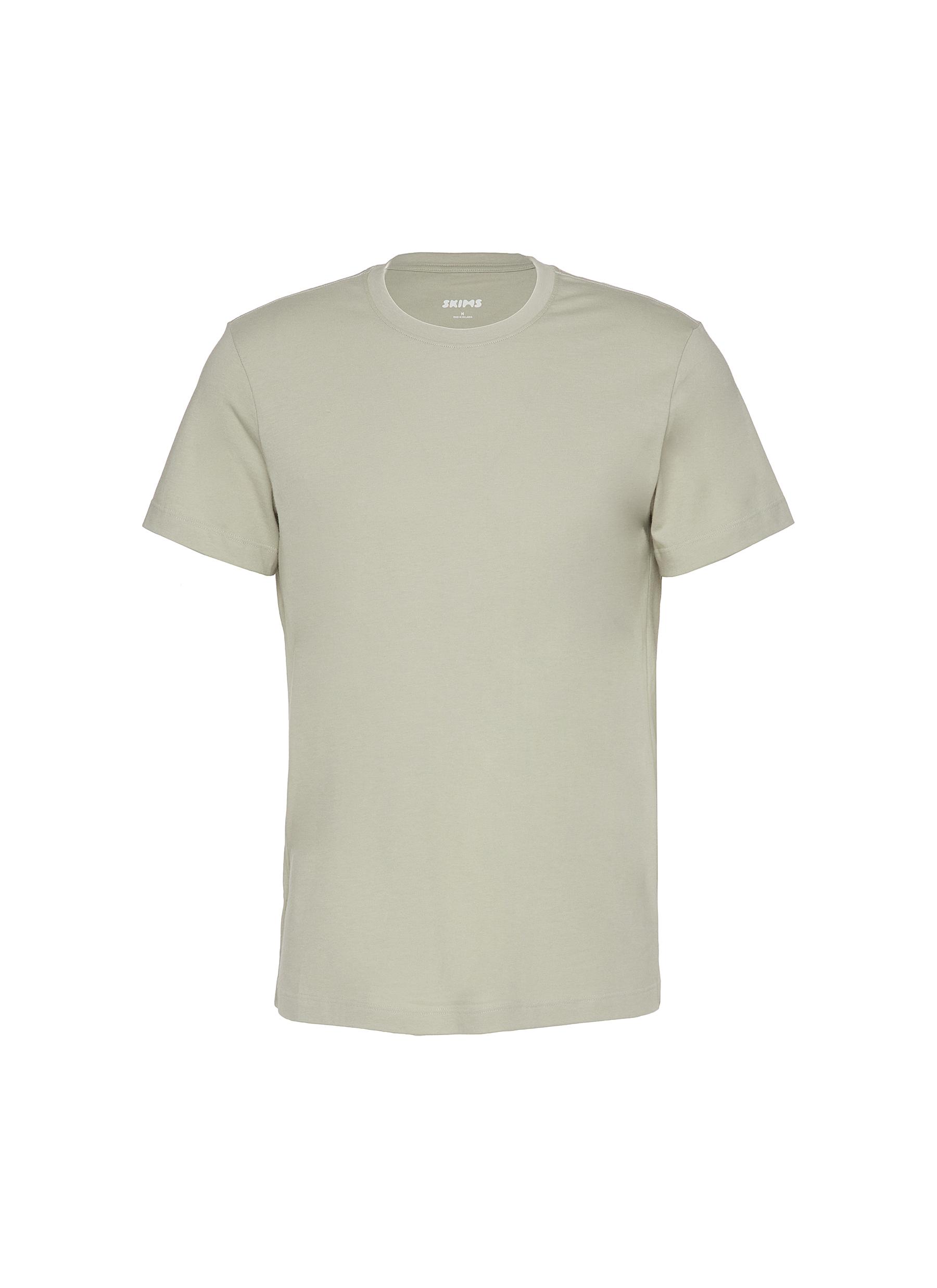 【関税込み】SKIMS グレー SKIMS Cotton クラシック Tシャツ COTTON JERSEY T-SHIRT | LIGHT HEATHER GREY