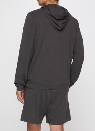 Front View - Click To Enlarge - SKIMS - Jersey Lounge Zip Up Hoodie