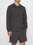Figure View - Click To Enlarge - SKIMS - Jersey Lounge Zip Up Hoodie