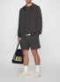 Back View - Click To Enlarge - SKIMS - Jersey Lounge Relaxed Shorts