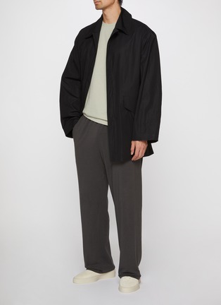 Back View - Click To Enlarge - SKIMS - Jersey Lounge Relaxed Straight Leg Pants