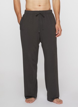 Figure View - Click To Enlarge - SKIMS - Jersey Lounge Relaxed Straight Leg Pants
