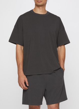 Figure View - Click To Enlarge - SKIMS - Jersey Lounge Oversized T-shirt