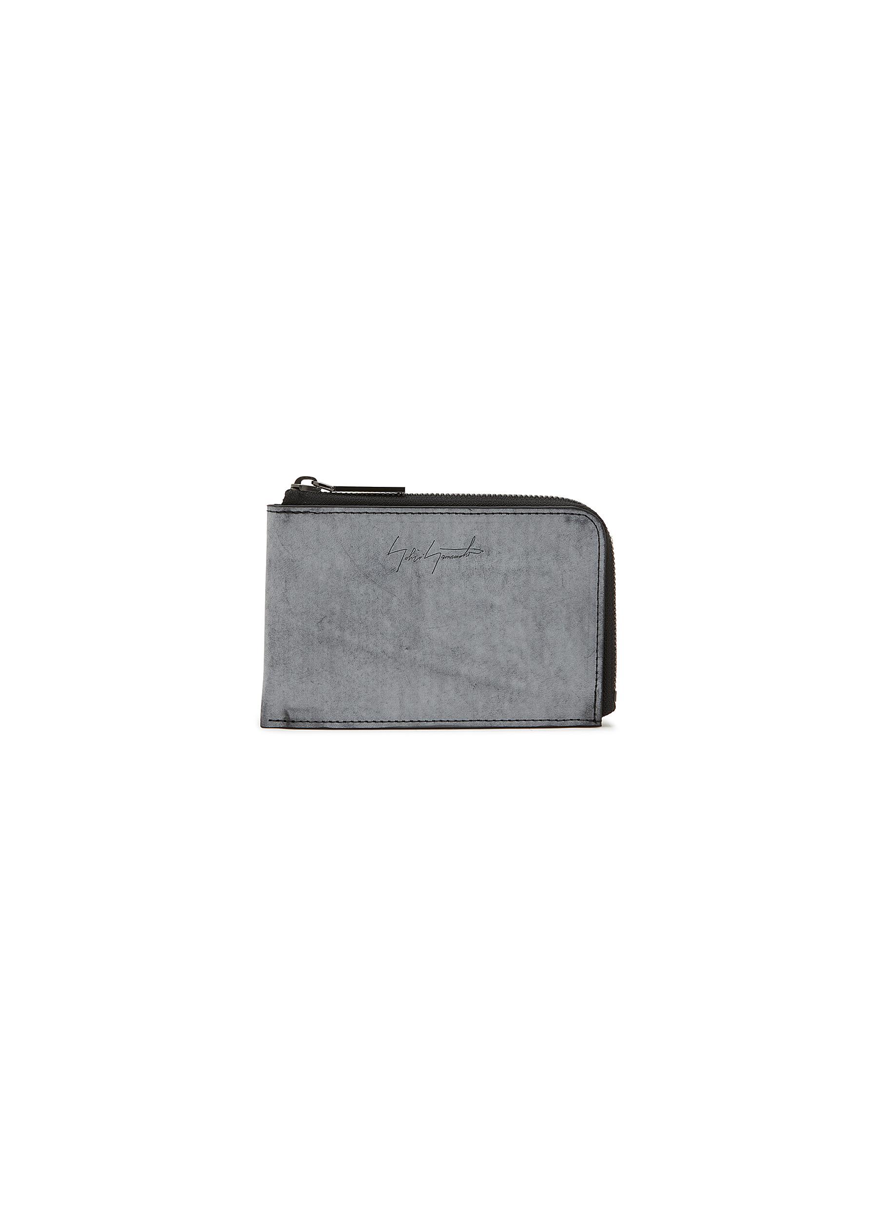 DISCORD YOHJI YAMAMOTO | Short Zip Leather Wallet | Men
