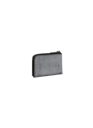 Figure View - Click To Enlarge - DISCORD YOHJI YAMAMOTO - Short Zip Leather Wallet