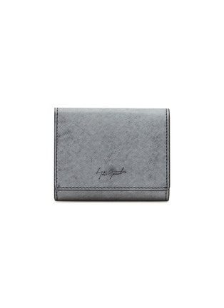 Main View - Click To Enlarge - DISCORD YOHJI YAMAMOTO - Trifold Leather Wallet