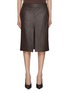 Main View - Click To Enlarge - ARMARIUM - Daria Leather Midi Skirt