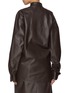 Back View - Click To Enlarge - ARMARIUM - Lavinia Double Fit Leather Shirt