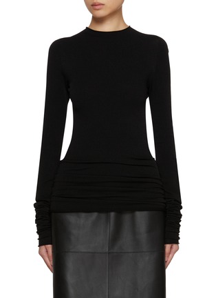 Main View - Click To Enlarge - ARMARIUM - Sita Ruched Top