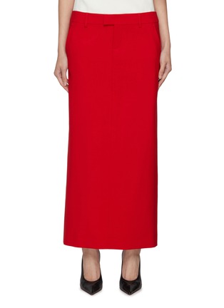 Main View - Click To Enlarge - ARMARIUM - Loren Wool Blend Tube Skirt
