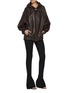 Figure View - Click To Enlarge - ARMARIUM - Eugenia Leather Jacket