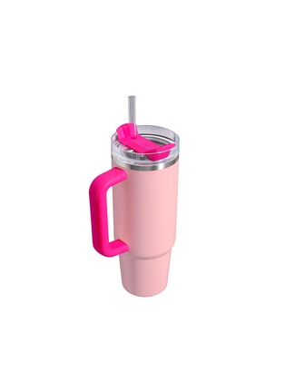 Detail View - Click To Enlarge - STANLEY - The Quencher H2.0 FlowState™ Tumbler 30 Oz — Flamingo