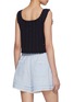 Back View - Click To Enlarge - DUNST - Bustier Knit Top