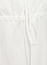  - DUNST - Front Tie Lace Trim Midi Cotton Dress