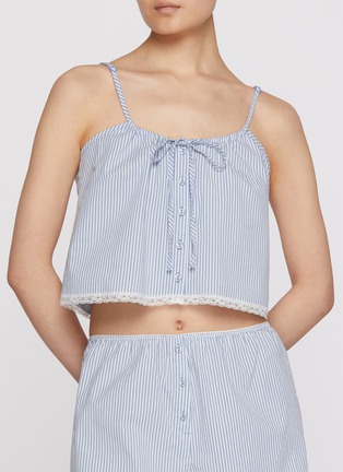 Figure View - Click To Enlarge - SKIMS - Cotton Poplin Sleep Tank