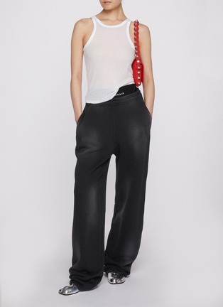 Back View - Click To Enlarge - SKIMS - Sheer Cotton Tank Top