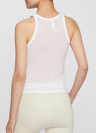Front View - Click To Enlarge - SKIMS - Sheer Cotton Tank Top