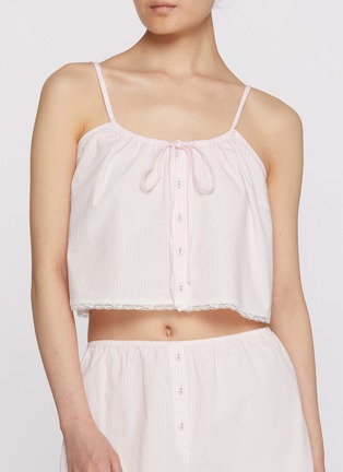 Figure View - Click To Enlarge - SKIMS - Cotton Poplin Sleep Tank