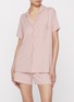 Figure View - Click To Enlarge - SKIMS - Soft Lounge Short Sleep Set