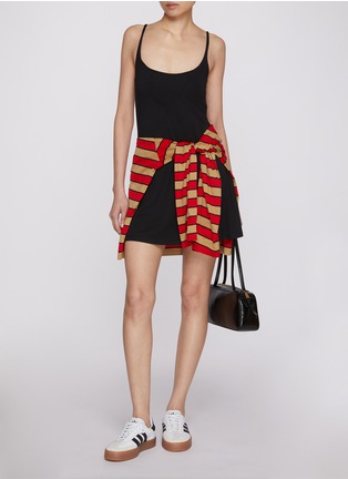 Back View - Click To Enlarge - SKIMS - Smooth Layers Scoop Neck Mini Dress
