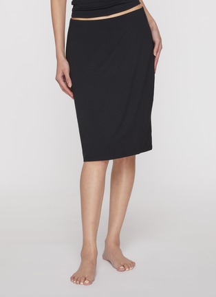 Figure View - Click To Enlarge - SKIMS - Smooth Layers Midi Skirt