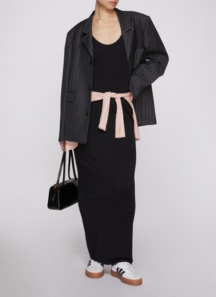 Back View - Click To Enlarge - SKIMS - Smooth Layers Scoop Neck Long Dress