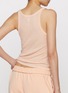 Front View - Click To Enlarge - SKIMS - Sheer Cotton Tank Top