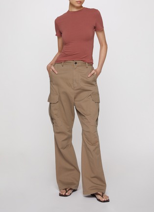 Back View - Click To Enlarge - SKIMS - Cotton Jersey T-Shirt