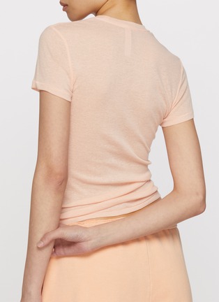 Front View - Click To Enlarge - SKIMS - Sheer Cotton Crewneck T-Shirt