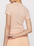 Front View - Click To Enlarge - SKIMS - Sheer Cotton Crewneck T-Shirt