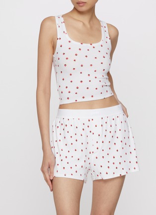 Figure View - Click To Enlarge - SKIMS - Cotton RIb Loose Boxers