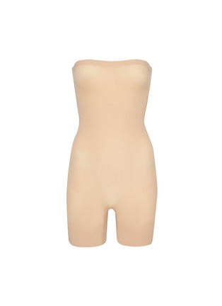Main View - Click To Enlarge - SKIMS - Sheer Seamless Strapless Shortie Bodysuit