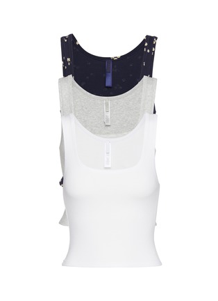 Main View - Click To Enlarge - SKIMS - Cotton Rib Tank — Set Of 3
