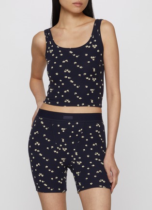 Figure View - Click To Enlarge - SKIMS - Cotton Rib Boxer — Set Of 3