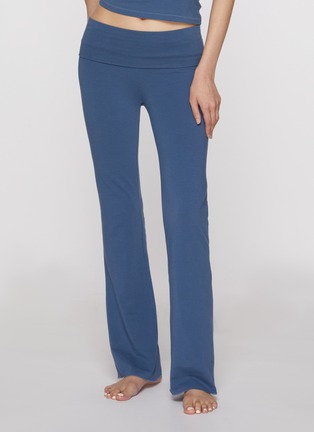 Figure View - Click To Enlarge - SKIMS - Cotton Jersey Foldover Pants