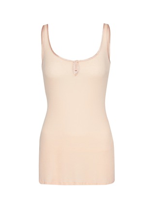 Main View - Click To Enlarge - SKIMS - Sheer Cotton Mini Slip Dress