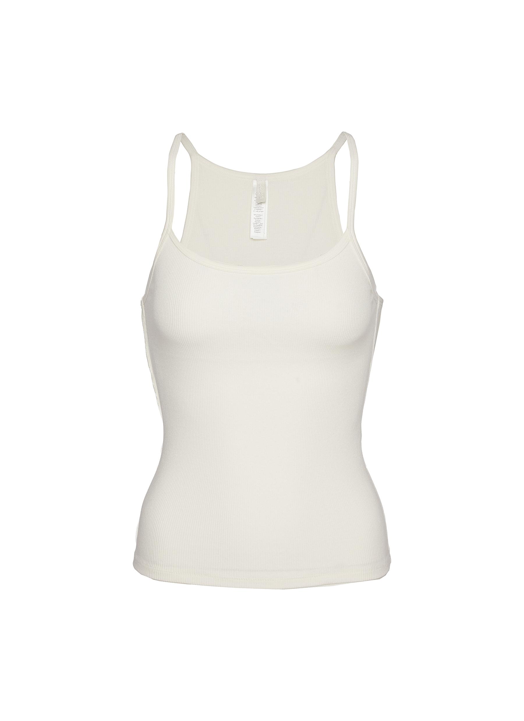 SKIMS | Cotton Rib Long Cami | Women | Lane Crawford